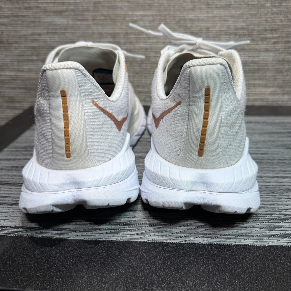 Hoka Mach 5 Women 7.5 White Copper Running Shoes 1127894-WCPP Profly+ Low Top - Picture 9 of 15